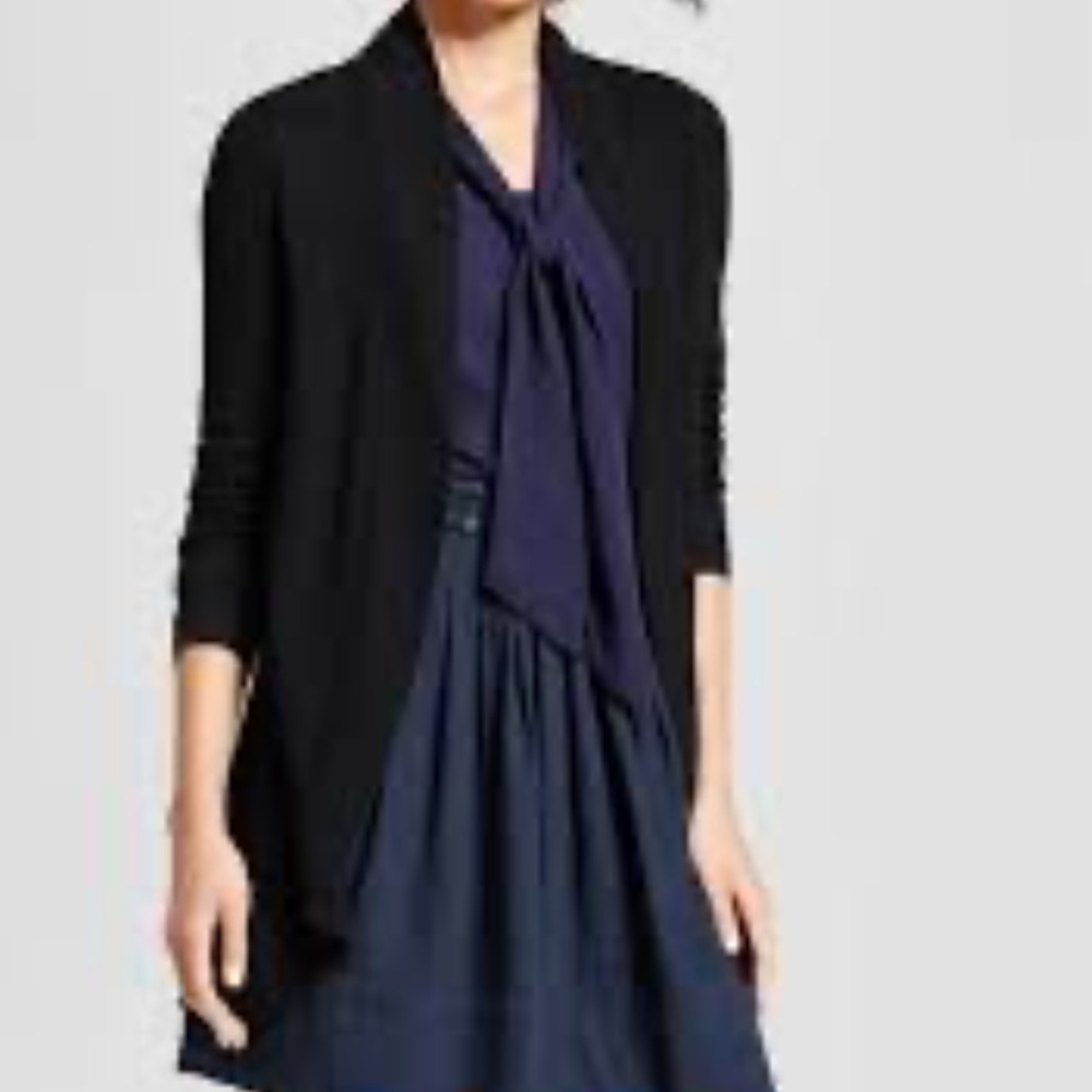 A New Day Women Navy Cardigan Size M
